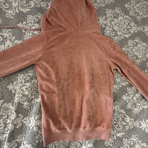 Sugarfree velour tracksuit set in pink nude, like new