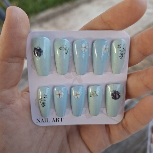 Press On Nails set with application tools, new