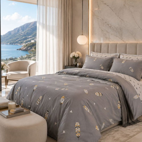 Palamaiki Satin Trends Collection single bed sheet set new, 100% cotton sateen