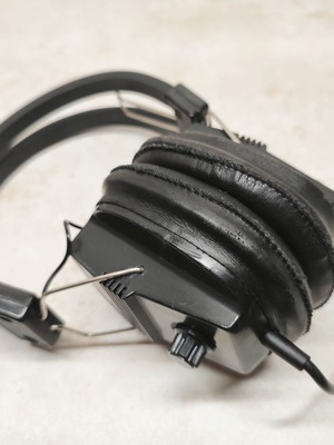 Philips MH-1406 vintage stereo headphones used, wired