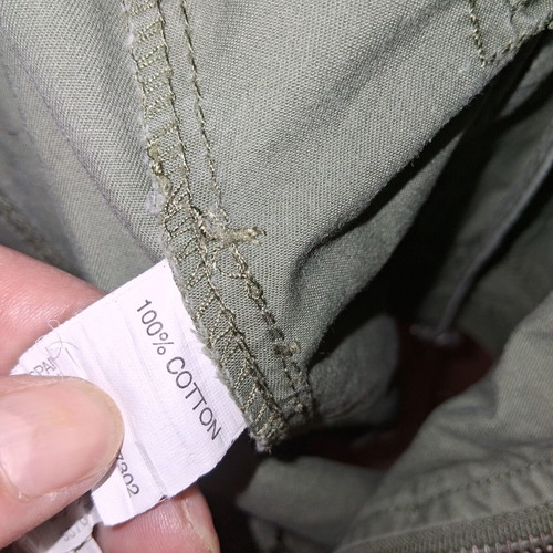 Zara women's khaki jacket used, medium, 100% cotton, autumn