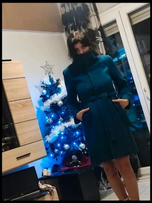 Attrattivo coat like new, small, blue