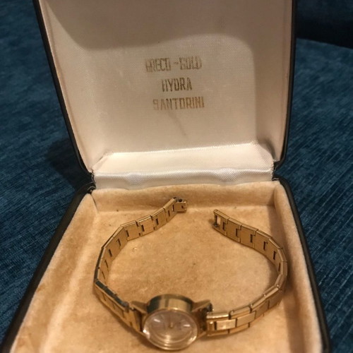 Avia vintage 18k gold women's watch used