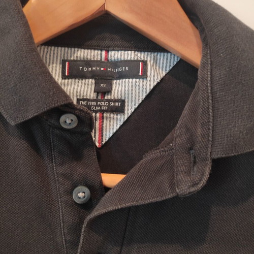 Tommy Hilfiger polo shirt like new, black, size XS
