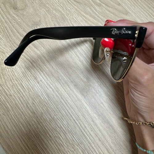 Ray Ban sunglasses used, square, black