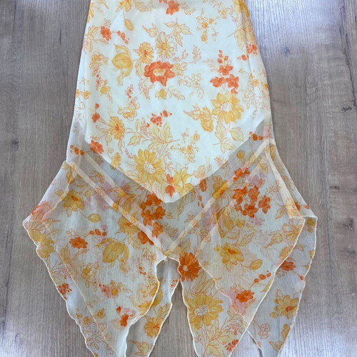 Y2K skirt with floral print