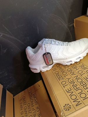 Nike Air Max TN Triple White sneakers new, sizes 43-45