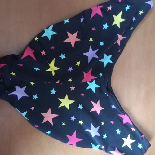 Tezenis bikini bottom medium like new, double fabric, black multicolor
