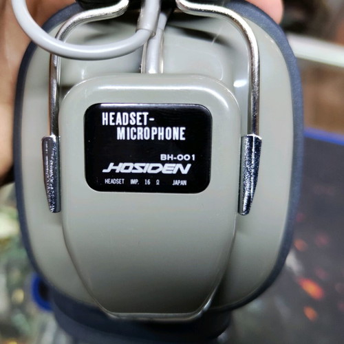 HOSIDEN BH-001 Headset/Microphone new