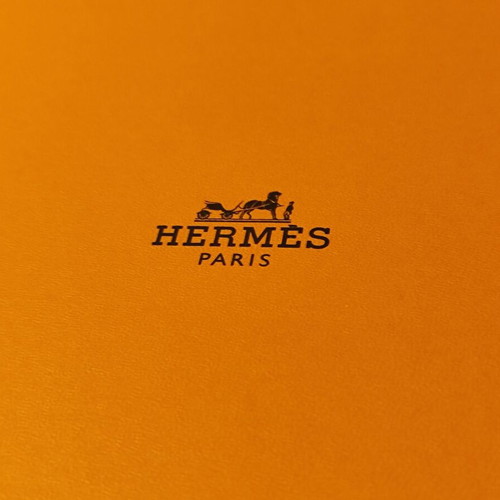 Hermes gift box used 38.5 x 30 x 6 cm