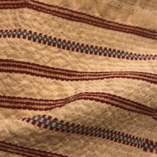 Handwoven Hrami Table Linen with Handmade Lace, Used, 160x180 cm