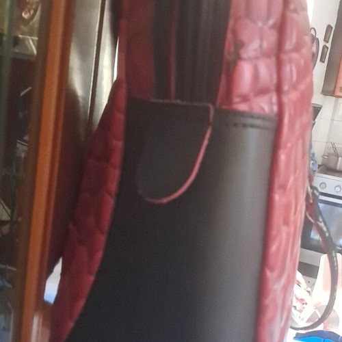 Backpack FRNC burgundy with black like new