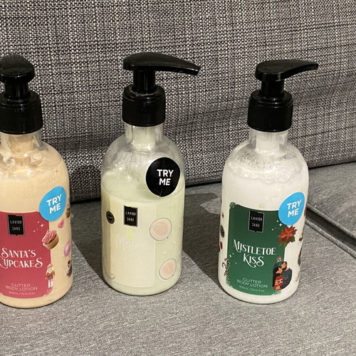 Lavish Care body lotion set 3 testers 300ml