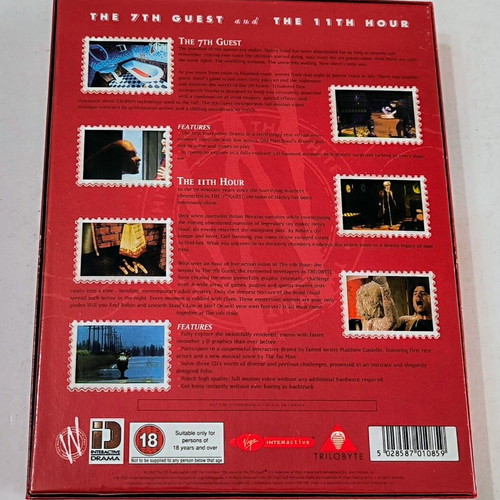 PC The 7th Guest and The 11th Hour Double Pack Big Box like new