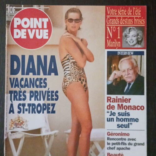 Point de Vue magazine Princess Diana July 1997