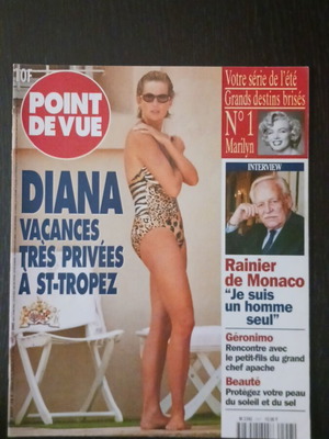 Point de Vue magazine Princess Diana July 1997
