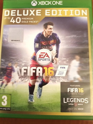 FIFA 16 Legends Deluxe Edition Xbox One used, collectible 2016 season