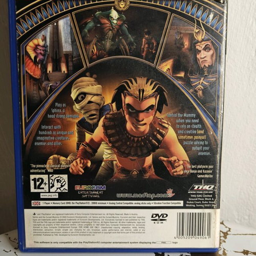 Sphinx and the Cursed Mummy PlayStation 2 game used, adventure