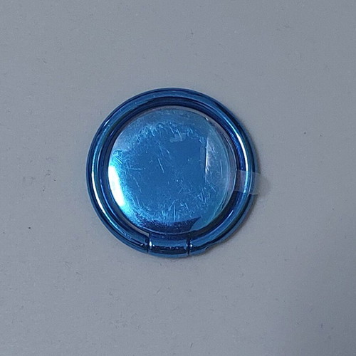 Ring holder mobile blue metal new