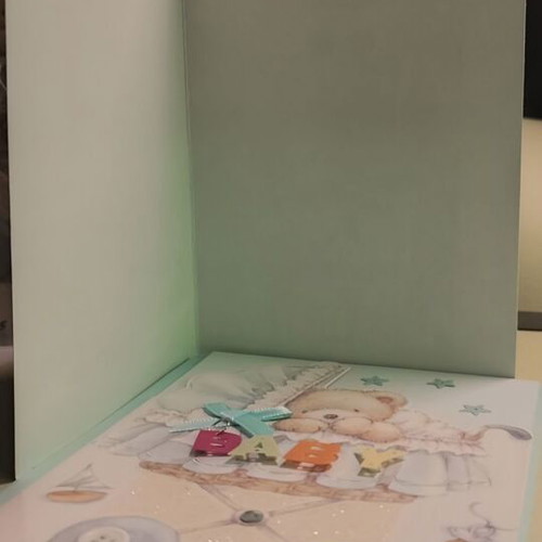 Baby boy greeting cards, pack of 2, with envelopes