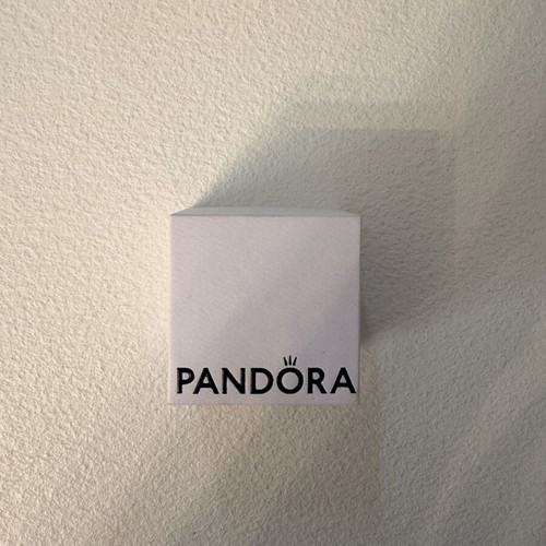 Pandora Solitaire Ring Silver 925 with CZ size 48 like new