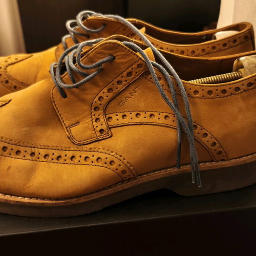 Oxford Gant shoes no 45 suede like new brown