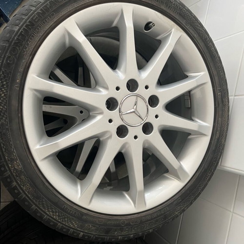 Mercedes aluminum rims used with Continental 215/45 17 tires