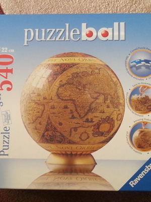 Puzzle Ball 540 pieces 22cm new with earth engraving theme