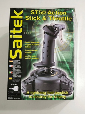 Saitek ST 50 Action Stick & Throttle като нов