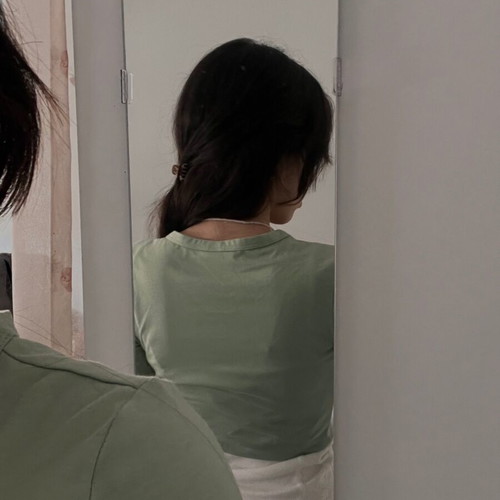 Shein green top like new, size S