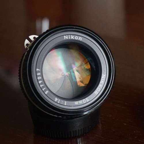 Nikon 50mm f1.4 AI-s lens used with Canon filter