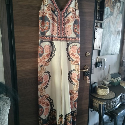 Summer jumpsuit like new, XL size, back zipper design