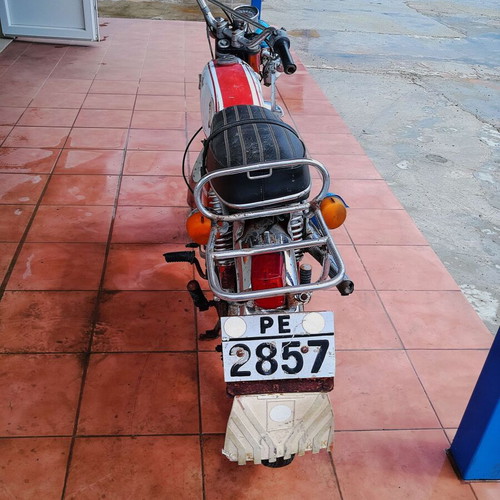 Yamaha FS1 50cc refurbished vintage moped 1973