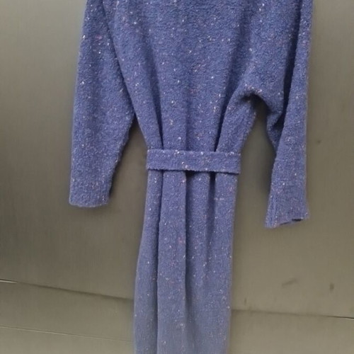 Karavan Lorena dress like new, blue roubaix boucle fabric