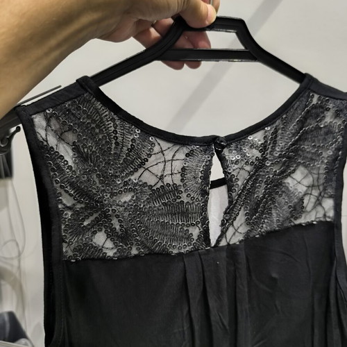 Attrattivo black evening blouse size M like new