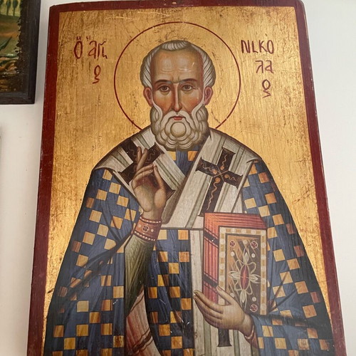 Religious icons used, all together, excellent condition