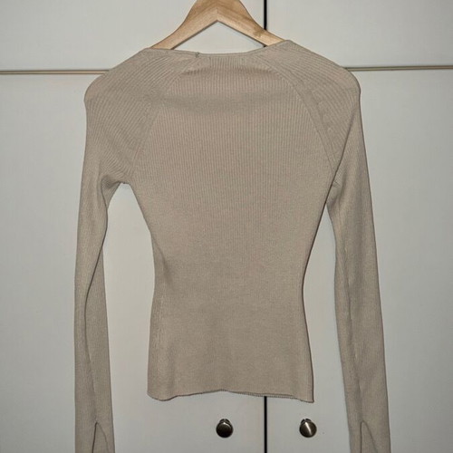 H&M Beige Women's Blouse Small Used