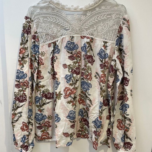Marks & Spencer spring/autumn tunic size M-L like new with embroidered lace detail