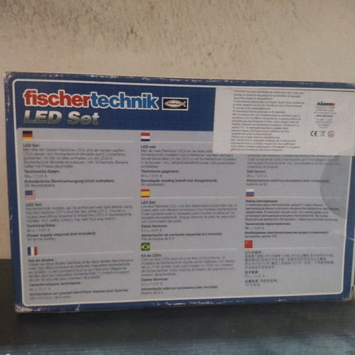 Fischertechnik Plus Led Set new, 40 parts