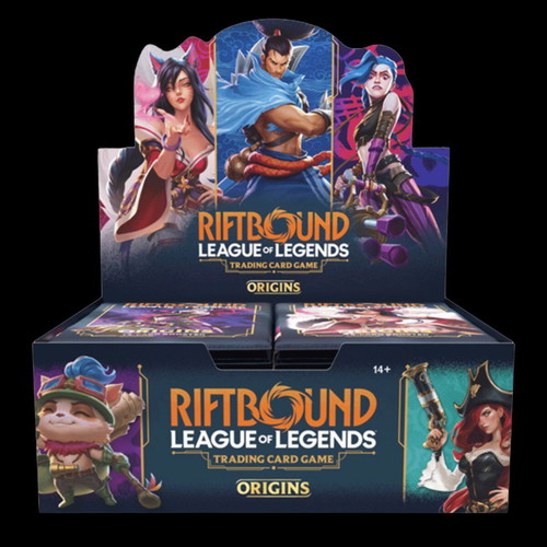 riftbound: league of legends tcg - origins - booster box RIFTBOUND LEAGUE OF LEGENDS TCG, ORIGINS BOOSTERS – Jeux AZ Games main image 0