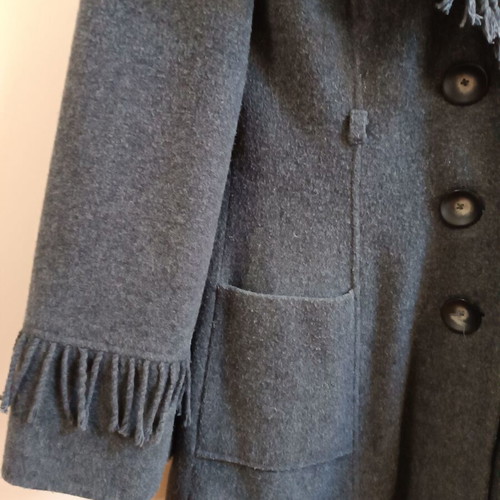 Naf Naf coat used, gray, size 38