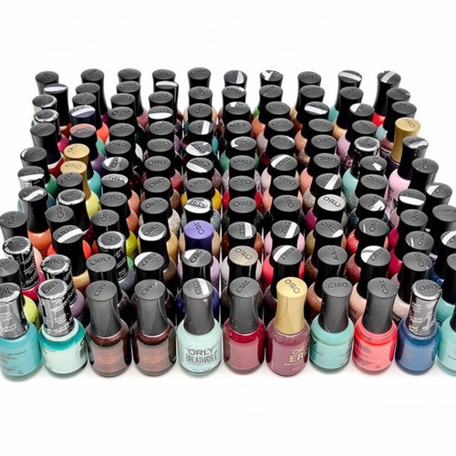 Orly Nail Polishes Collection like new, 117 pieces
