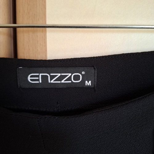 Enzzo black wide-leg pants size M like new