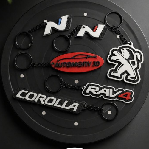 Hyundai N Performance 3D printed keychain
