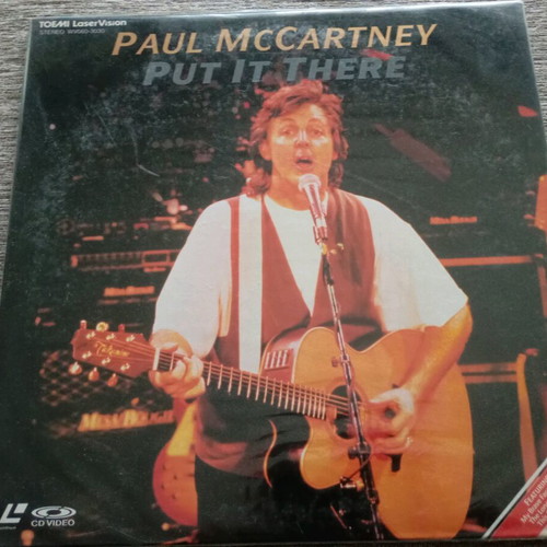 Paul McCartney Put It There Laserdisc like new, rock