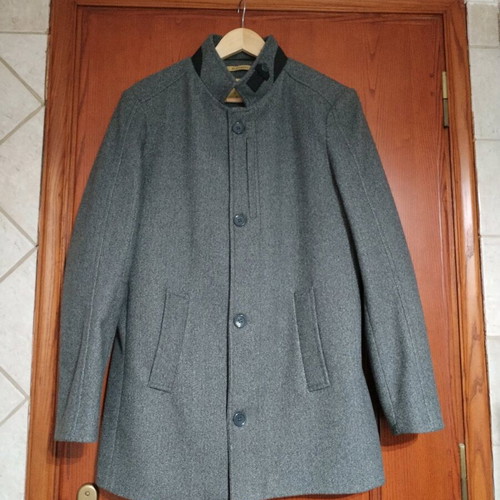 Men's winter coat like new, dark gray, size M