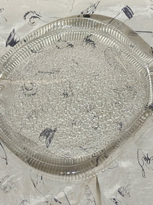 Масивно плато Риба употребявано, 28.5 х 22 см