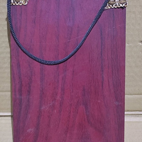 Jesus Christ Icon in Russian like new, wood with lace
