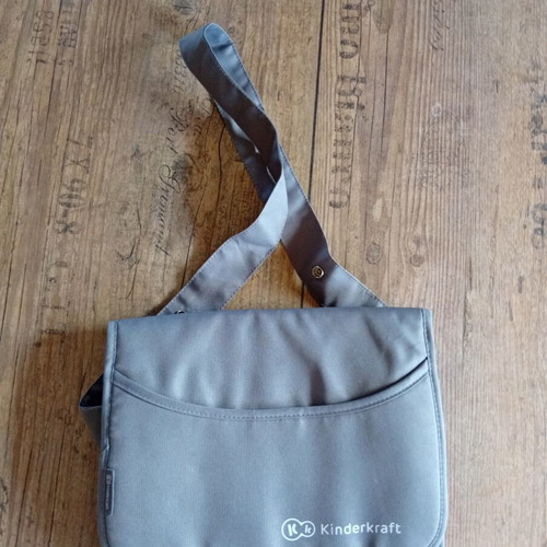 Kinderkraft stroller bag like new with adjustable shoulder strap and inner pockets