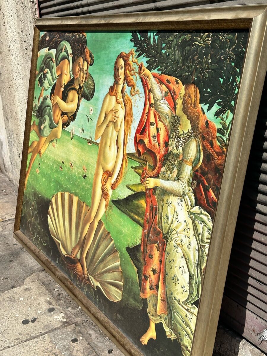 Canvas print with frame The Birth of… - € 350,00 - Vendora.cy